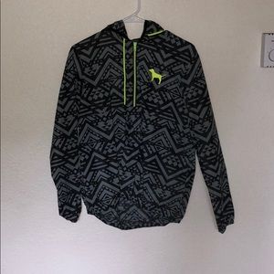 PINK pullover rain jacket